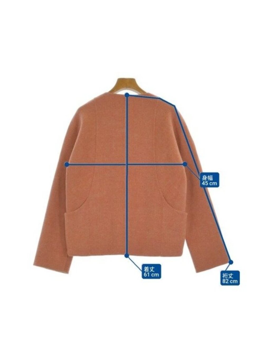 Hermes Coat Cashmere Leather - Picture 7 of 7